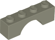 Plaatje in Gallery viewer laden, LEGO® los onderdeel Steen Boog in kleur Donkergrijs 3659