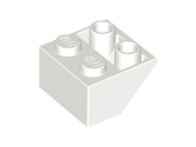 Plaatje in Gallery viewer laden, LEGO® los onderdeel Dakpan Omgekeerd in kleur Wit 3660