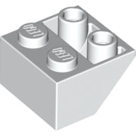LEGO® los onderdeel Dakpan Omgekeerd in kleur Wit 3660