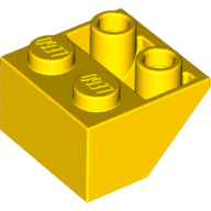 Plaatje in Gallery viewer laden, LEGO® los onderdeel Dakpan Omgekeerd in kleur Geel 3660