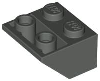 Plaatje in Gallery viewer laden, LEGO® los onderdeel Dakpan Omgekeerd Donkergrijs 3660