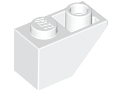 LEGO® los onderdeel Dakpan Omgekeerd in kleur Wit 3665