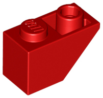 LEGO® los onderdeel Dakpan Omgekeerd in kleur Rood 3665
