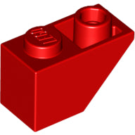 LEGO® los onderdeel Dakpan Omgekeerd in kleur Rood 3665