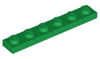 Plaatje in Gallery viewer laden, LEGO® los onderdeel Plaat Algemeen in kleur Groen 3666