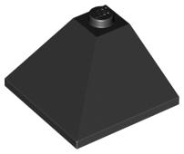 Plaatje in Gallery viewer laden, LEGO® los onderdeel Dakpan Algemeen in kleur Zwart 3675