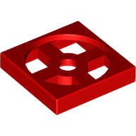 Plaatje in Gallery viewer laden, LEGO® los onderdeel Draaischijf in kleur Rood 3680