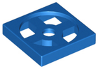 LEGO® los onderdeel Draaischijf in kleur Blauw 3680