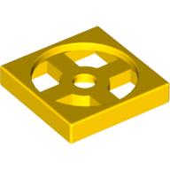 LEGO® los onderdeel Draaischijf in kleur Geel 3680