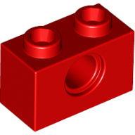 LEGO® los onderdeel Technische Steen in kleur Rood 3700