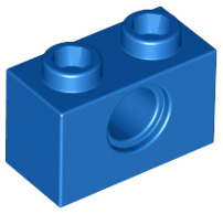 Plaatje in Gallery viewer laden, LEGO® los onderdeel Technische Steen in kleur Blauw 3700