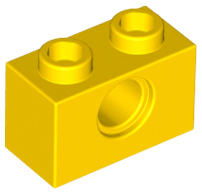 Plaatje in Gallery viewer laden, LEGO® los onderdeel Technische Steen in kleur Geel 3700