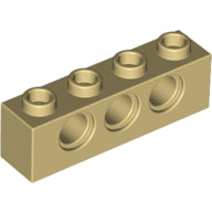 LEGO® los onderdeel Technische Steen in kleur Geelbruin 3701