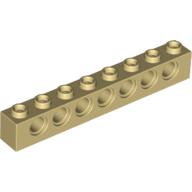 Plaatje in Gallery viewer laden, LEGO® los onderdeel Technische Steen in kleur Geelbruin 3702