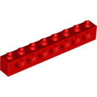 LEGO® los onderdeel Technische Steen in kleur Rood 3702