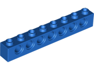 Plaatje in Gallery viewer laden, LEGO® los onderdeel Technische Steen in kleur Blauw 3702