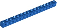 Plaatje in Gallery viewer laden, LEGO® los onderdeel Technische Steen in kleur Blauw 3703