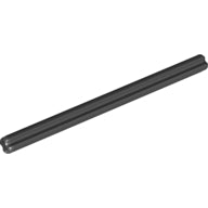Plaatje in Gallery viewer laden, LEGO® los onderdeel Technische As in kleur Zwart 3707