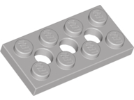 LEGO® los onderdeel Technische Plaat Lichtgrijs 3709