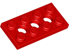 LEGO® los onderdeel Technische Plaat in kleur Rood 3709b
