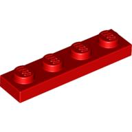 Plaatje in Gallery viewer laden, LEGO® los onderdeel Plaat Algemeen in kleur Rood 3710