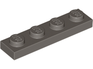 Plaatje in Gallery viewer laden, LEGO® los onderdeel Plaat Algemeen in kleur Donkergrijs 3710