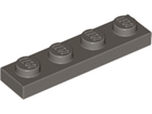 LEGO® los onderdeel Plaat Algemeen in kleur Donkergrijs 3710