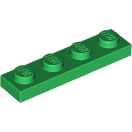 LEGO® los onderdeel Plaat Algemeen in kleur Groen 3710