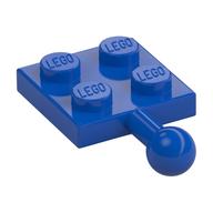 Plaatje in Gallery viewer laden, LEGO® los onderdeel Plaat Aangepast in kleur Blauw 3729