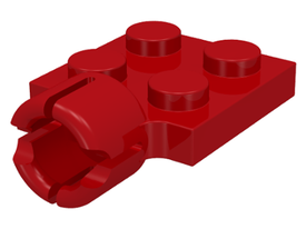 LEGO® los onderdeel Plaat Aangepast in kleur Rood 3730