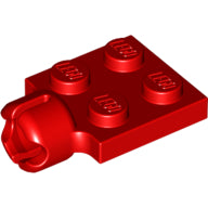 Plaatje in Gallery viewer laden, LEGO® los onderdeel Plaat Aangepast in kleur Rood 3730