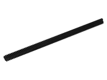 Plaatje in Gallery viewer laden, LEGO® los onderdeel Technische As in kleur Zwart 3737b