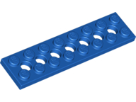 LEGO® los onderdeel Technische Plaat in kleur Blauw 3738