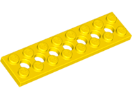 LEGO® los onderdeel Technische Plaat in kleur Geel 3738