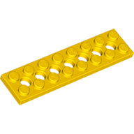 Plaatje in Gallery viewer laden, LEGO® los onderdeel Technische Plaat in kleur Geel 3738