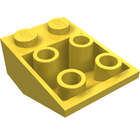 LEGO® los onderdeel Dakpan Omgekeerd in kleur Geel 3747a
