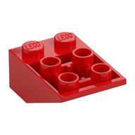 Plaatje in Gallery viewer laden, LEGO® los onderdeel Dakpan Omgekeerd in kleur Rood 3747b