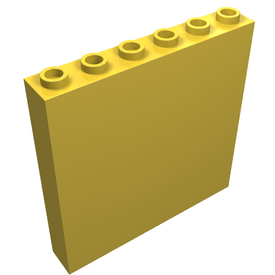 LEGO® los onderdeel Steen in kleur Geel 3754