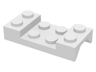 LEGO® los onderdeel Spatbord in kleur Wit 3788