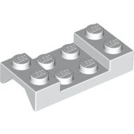 LEGO® los onderdeel Spatbord in kleur Wit 3788