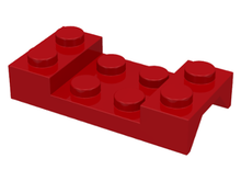 Plaatje in Gallery viewer laden, LEGO® los onderdeel Spatbord in kleur Rood 3788