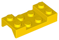 LEGO® los onderdeel Spatbord in kleur Geel 3788