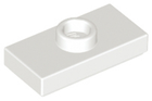LEGO® los onderdeel Plaat Aangepast in kleur Wit 3794b