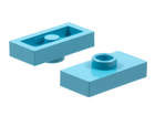 LEGO® los onderdeel Plaat Aangepast Maersk Blue 3794a