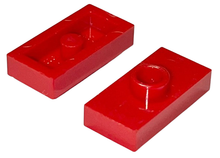 Plaatje in Gallery viewer laden, LEGO® los onderdeel Plaat Aangepast in kleur Rood 3794a