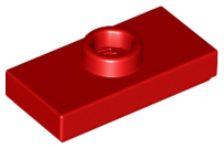 Plaatje in Gallery viewer laden, LEGO® los onderdeel Plaat Aangepast in kleur Rood 3794b