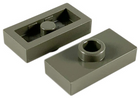 LEGO® los onderdeel Plaat Aangepast Donkergrijs 3794a
