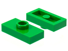 LEGO® los onderdeel Plaat Aangepast in kleur Groen 3794a