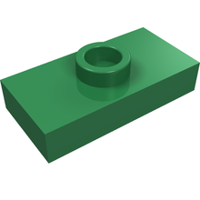 Plaatje in Gallery viewer laden, LEGO® los onderdeel Plaat Aangepast in kleur Groen 3794a