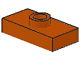 LEGO® los onderdeel Plaat Aangepast Donker Oranje 3794